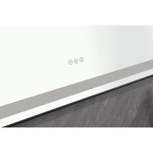 72*48 alto Lumen LED illuminato bagno specchio a parete con Anti-appannamento controllato separatamente - Product Image 4