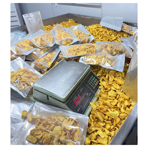 AD Chips de Jackfruit Séché Croustillant Sucré, Snack de Fruits Tranchés Ovales, Sac Zip en Vrac, Emballage Export - Product Image 1