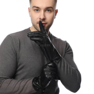 Nuevos Guantes de Soldadura de Cuero de Doble Capa, Altamente Duraderos, Antideslizantes, Dorados, Aislantes del Calor y Antiestáticos - Product Image 3