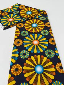Tela de algodón de cera Africana Siyara Leone con diseños populares de dos colores, perfecta para coser ropa, manualidades y proyectos de acolchado - Product Image 6