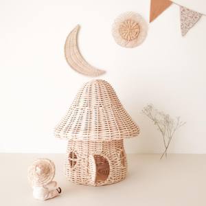 Maison en rotin en forme de champignon, jouet pour enfants, faite à la main, adorable maisonnette pour enfants, prix le plus bas - Product Image 4