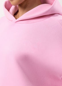 Sudadera Oversize Rosa Candy para Mujer con Hombros Caídos, Antiarrugas, Transpirable, con Bordado 3D Frontal, Estilo High Street, Venta al por Mayor - Product Image 5