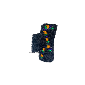 Pinzas para el Cabello Hechas a Mano con Cuentas de Colores y Diseño de Sombrero de Bruja, Accesorio de Moda para Halloween para Mujeres - Product Image 4