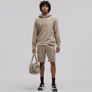 เสื้อฮู้ดแขนยาวผู้ชาย แต่งลายปัก ผ้าถัก ย้อมสีพื้น ความยาวปกติ สไตล์ลำลอง ขายส่ง - Product Image 3