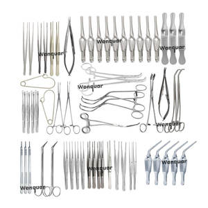 Kit de Instrumentos de Cirugía Vascular de Alta Calidad de 62 Piezas, Herramientas Quirúrgicas Vasculares Completas Wenquar - Product Image 1