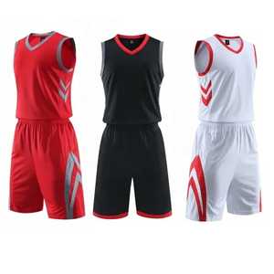 Maillot et short d'équipe de basketball pour hommes, en polyester doux uni, uniforme de sublimation, couleur personnalisée. - Product Image 6