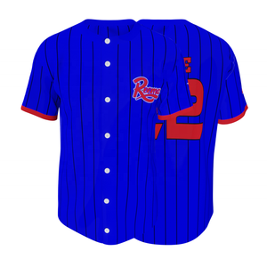 REEMA Vente en gros Logo personnalisé 100% polyester respirant vêtements de vélo haute qualité Pro Team Racing maillot de baseball pour hommes femmes - Product Image 5