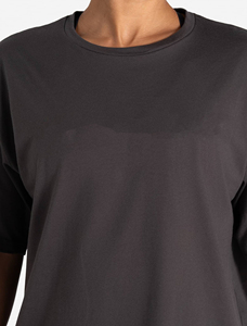 Camiseta de Alta Calidad 100% Algodón, Personalizada para Hombre, Camisetas con Gráficos, Camiseta Oversize Gris para Mujer - Product Image 5