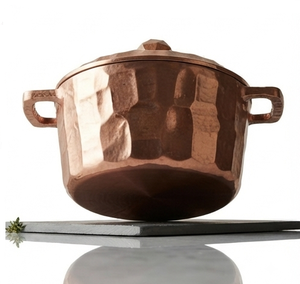 Olla para Salsas con Revestimiento de Cobre, Exportada de la India, para Uso en la Cocina, con Asas Laterales, Utensilios Domésticos - Product Image 5