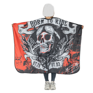 ผ้าคลุมตัดผมซาลอนซอฟท์เมทัลส์ สีเทา ผ้ากันเปื้อนช่างตัดผม ผ้าคลุมตัดผมแบบสั่งทำพิเศษ - Product Image 3