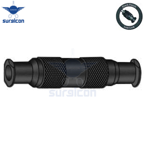 Adaptador de Transferencia de 3 cm / 1-1/4 pulgadas con Conexión Luer Lock, Acabado Negro, Adaptador Quirúrgico para Jeringas y Liposucción - Product Image 5