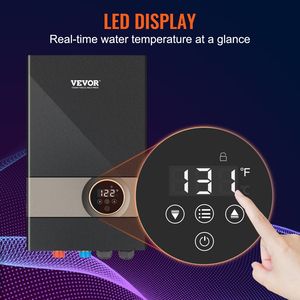 ETL elencato 18kw scaldabagno elettrico senza serbatoio caldaia istantanea Display digitale della temperatura 24 ore su 24 per la cucina - Product Image 5