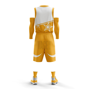 Ensemble d'uniformes de basket-ball pour hommes en gros – Maillot et short personnalisés par sublimation – Tenue de sport respirante et légère - Product Image 4