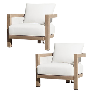 Canapé de jardin moderne de luxe pour mobilier d'extérieur et d'intérieur Canapé à coussin en tissu Canapé un siège Prix de gros - Product Image 3