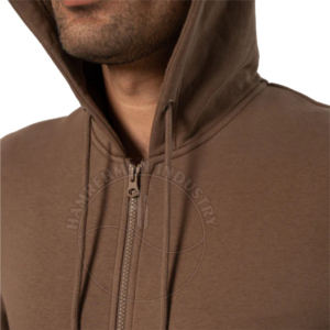 Sweat à capuche pour homme en gros, collection Hiver 2025, style streetwear de luxe, personnalisable, service OEM, 100% coton respirant, impression numérique - Product Image 3