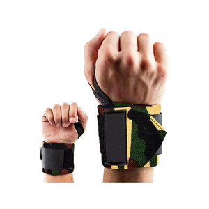 High Quality Wrist Support Gym Cotton Elastic Weight Lifting Wrist Wraps High Quality Gym Wrist Wraps Cheap Price OEM Custom - Product Image 6