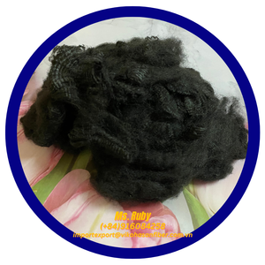 Fibra de Poliéster 100%, Mejor Precio, Color Negro Sólido 3D, Grado A, Fabricante Vikohasan, para Relleno de Juguetes, Almohadas, Cojines - Product Image 6