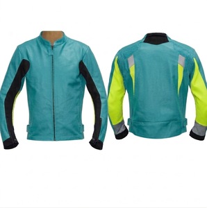 เสื้อแจ็คเก็ตมอเตอร์ไซค์พรีเมียม Suzki Teal สำหรับผู้ชาย ไซส์ใหญ่ ระบายอากาศได้ดี แห้งเร็ว - Product Image 1