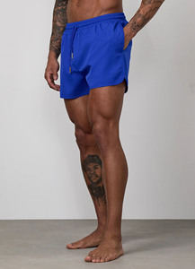 Pantalones Cortos de Verano para Hombre de Alta Calidad, Color Azul, Personalizados OEM – Transpirables, de Secado Rápido, Ecológicos, de Algodón, con Cordón Ajustable, Cómodos e Informales - Product Image 3