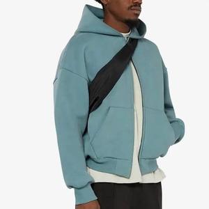 Sweat-shirt à capuche zippé pour homme, en molleton de coton et polyester, brodé, impression personnalisée, fabricant, grande taille, haute qualité, hiver - Product Image 6