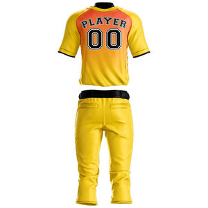 Uniforme de Béisbol Personalizado Unisex para Jóvenes, Ropa Deportiva de Softbol con Mangas Cortas y Tela Transpirable - Product Image 2