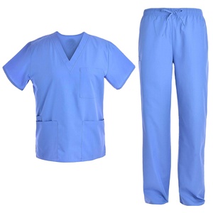 Medical Scrub Suit Nurse Hospital Uniform <b>Set</b> for <b>Doctors</b> Knitted Fabric Breathable Comfortable MADE BY BS 2026 - Product Image 3