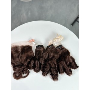 Cabello Humano Virgen Vietnamita Negro Natural Liso para Cierre 4x4 Pulgadas HD Pre-Desplumado Trama Única Venta al por Mayor - Product Image 5