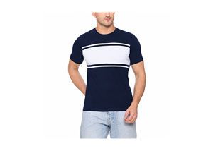 T-shirt décontracté pour homme en polyester/coton de haute qualité, prix de gros, respirant, séchage rapide, manches courtes, impression de logo personnalisée - Product Image 3