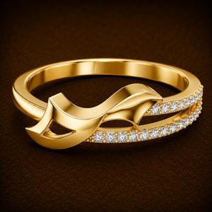 แหวนเพชรทรงกลมมินิมอล เพชรเลี้ยงในห้องปฏิบัติการ DEF VVS ทองคำ 14K 18K แหวนเพชรฝังแบบ Pave แหวนแต่งงาน ขายส่งเครื่องประดับ OEM - Product Image 1