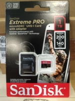 Carte mémoire SanDisk Extreme Pro 1 To avec adaptateur SDSQXCD-1T00-GN6MA