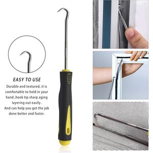 Set di 3 Attrezzi per Zanzariere con Manico in Legno e Ruote in Acciaio/Nylon per Riparazione di Porte e Finestre - Product Image 4