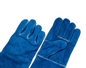 Gants de sécurité industriels résistants à la chaleur, jaune or, longs, 16 pouces, 11 oz, en polyéthylène, résistants aux déchirures, durables, imperméables, sans silicone - Product Image 4