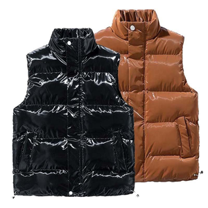 Chaleco Acolchado Térmico Impermeable Ecológico sin Mangas para Hombre, con Cierre Frontal, para Verano, Informal, para Actividades al Aire Libre, Cálido y Cómodo - Product Image 4