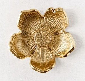 Luxury Gold Shell Metal Tray Decorative Jewelry <b>Holder</b> Coastal Style Accent Dish Premium Home Decor hot selling shell inspired - Product Image 5