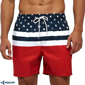 Shorts de Natación para Hombre de Alta Calidad Personalizados, Ecológicos, Ligeros, Transpirables, de Secado Rápido, con Cierre de Cordón, Ropa de Playa OEM Privada - Product Image 2