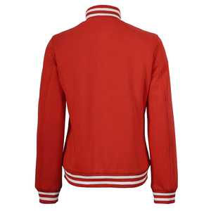 Veste décontractée pour femmes, style varsity, tissu de qualité supérieure, fermeture à boutons-pression, finition côtelée et coupe confortable - Product Image 2