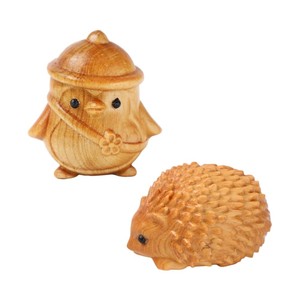 Acacia Wood <b>Hedgehog</b> Figurine Wholesale | Hand-Carved Sustainable <b>Wooden</b> Sculpture - Product Image 6