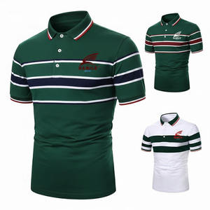 Nueva camiseta de verano de alta calidad para hombre, con estampado de lujo, logotipo bordado en algodón, talla grande, servicio OEM. - Product Image 4