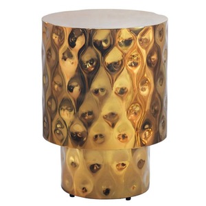 Mesa de Centro Moderna Favorita para Interiores, Diseño Geométrico, Muebles Hechos a Mano para Sala de Estar, Tapa de Metal, Estilo Contemporáneo - Product Image 6
