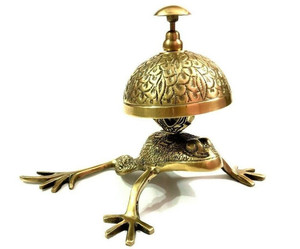 Brass Frog Figurine with Dome Lid Handmade Metal Animal Ornament Polished Finish Antique Style 4 Inch Freestanding Garden Decor - Product Image 4