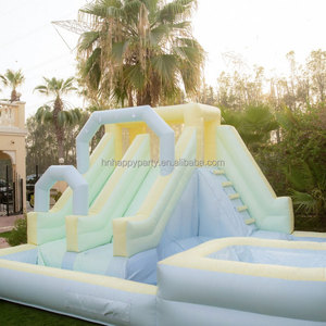 Toboggan gonflable pour piscine Bounce House Jumper Gonflable Bouncer Outdoor Commercial Happy Birthday Jumping Castle - Product Image 2