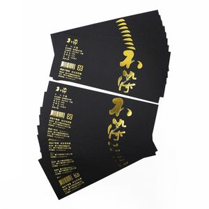 Papel de embalaje de bebidas autoadhesivo personalizado a granel papel dorado estampado etiqueta botella etiqueta - Product Image 5