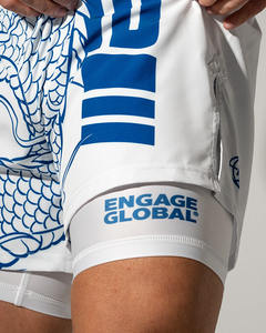 Shorts MMA Engage légers et respirants, vêtements de sport élastiques pour le kickboxing, la routine de fitness, la pratique en salle de sport, l'exercice, vêtements actifs - Product Image 3