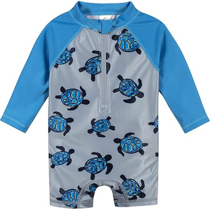 Combinaison bébé en coton avec imprimé drapeau américain, manches courtes, col rond, fermeture à boutons, tenue unisexe pour bébé, vêtements décontractés d'été - Product Image 3