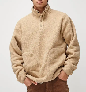 Nouvelle Collection Hiver – Pull Tendance pour Homme avec Boutons et Doublure Sherpa – Veste Chaude et Pull-over pour Homme - Product Image 1
