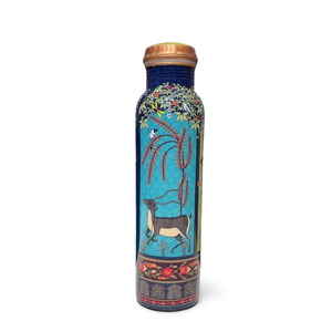 Botella de Cobre Ayurvédica Premium para Beber, 750ml, 950ml, 1000ml, con Tapa Hermética - Product Image 5