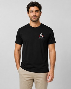 เสื้อยืดผู้ชายผ้าฝ้าย 100% ระบายอากาศได้ดี น้ำหนักเบา สวมใส่สบายในฤดูร้อน แขนสั้น สไตล์สตรีทแวร์ รับสกรีนโลโก้ - Product Image 1