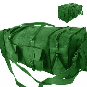 Bolsa de Viaje de Cuero Genuino de Lujo para Hombre, Ecológica, Capacidad de 50-70L, Personalizable, para Actividades al Aire Libre, Alta Calidad - Product Image 3