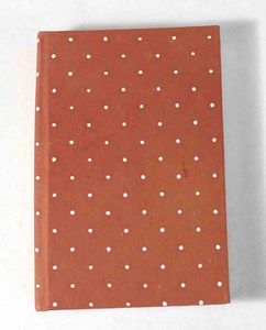 Hot Selling Camelon Exports Handmade Cotton Paper <b>Diary</b> Maroon Tiny Dotts Printed Hardcover 48 Sheets Promotional Wholesale - Product Image 1