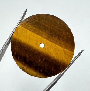 หน้าปัดนาฬิกา A K Gems ลายตาเสือธรรมชาติ ขนาด 31.50 มม. รูปทรงกลม หนา 1.60 มม. ขัดเงาด้านเดียว จากราชสถาน - Product Image 4